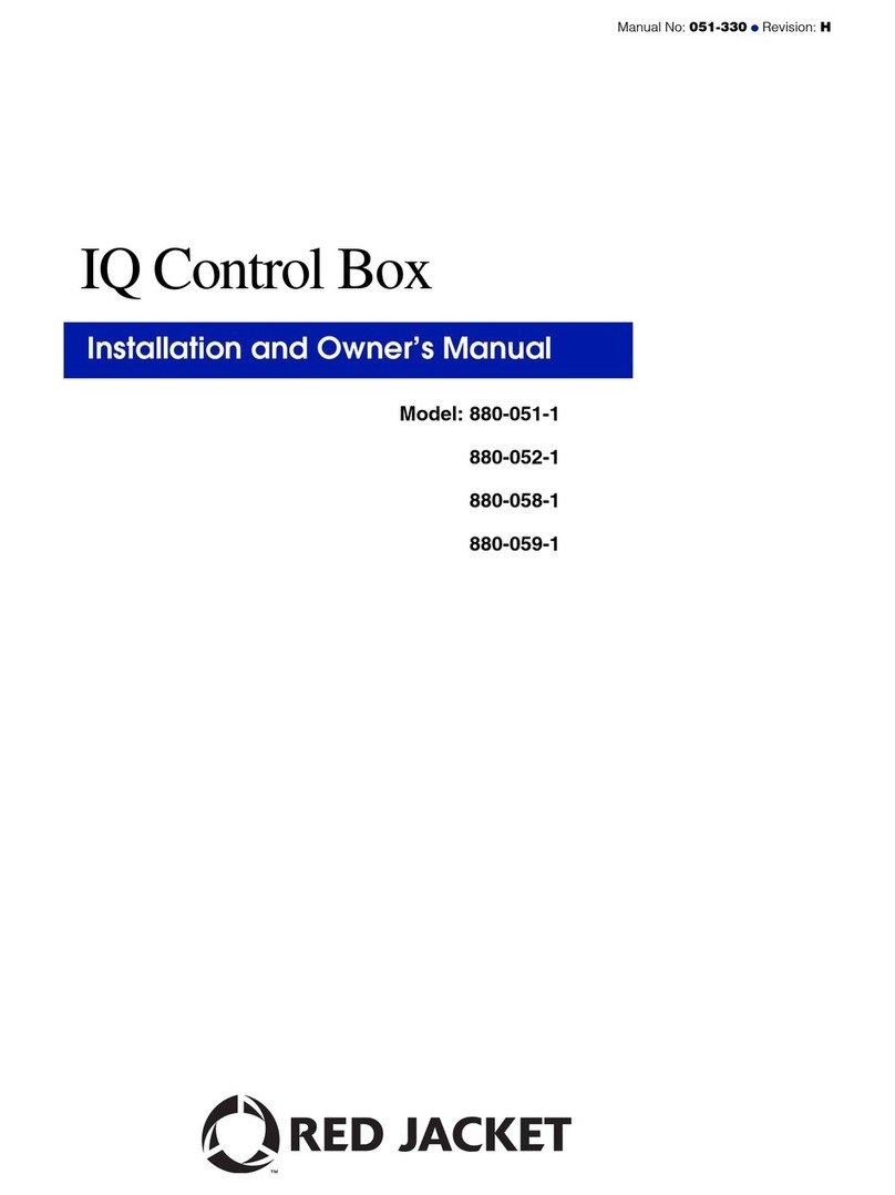 Red Jacket 880-051-1 Installation and owner's manual
