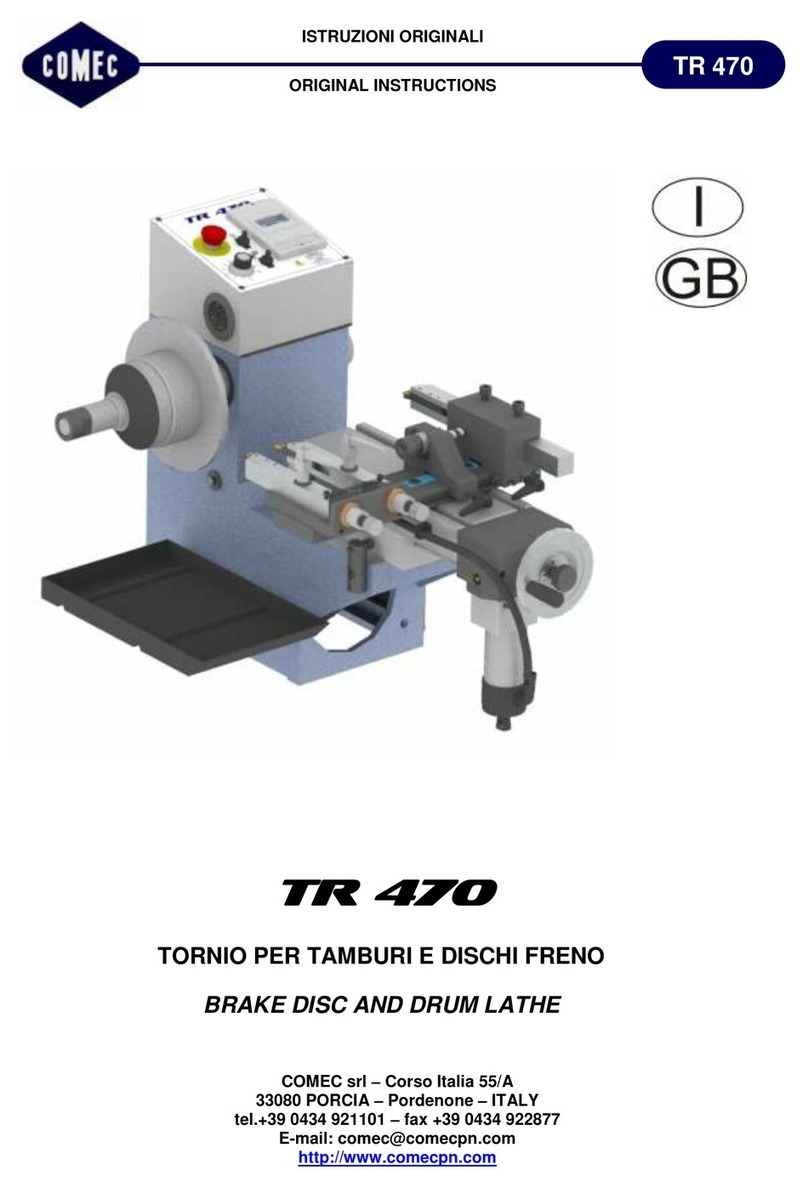 COMEC TR 470 Original instructions