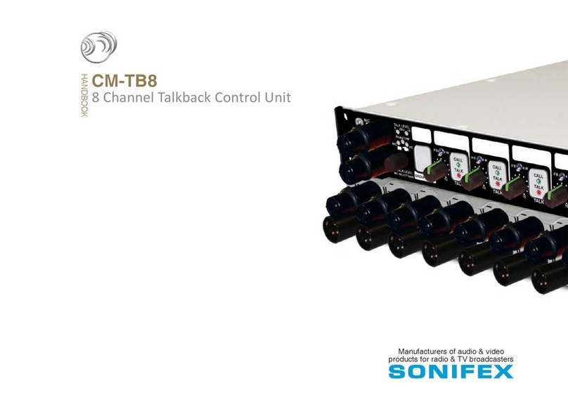 Sonifex CM-TB8 Handbook