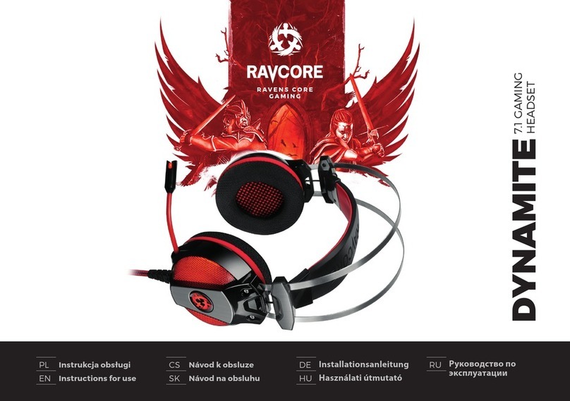 Ravcore DYNAMITE Instructions for use