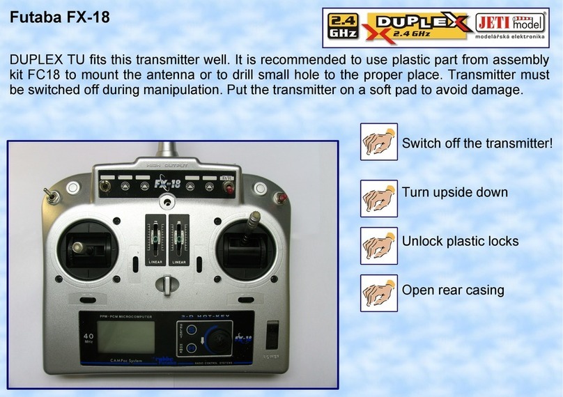 FUTABA FX-18 User manual