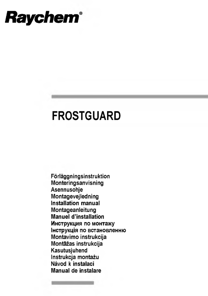 Raychem FROSTGUARD User manual
