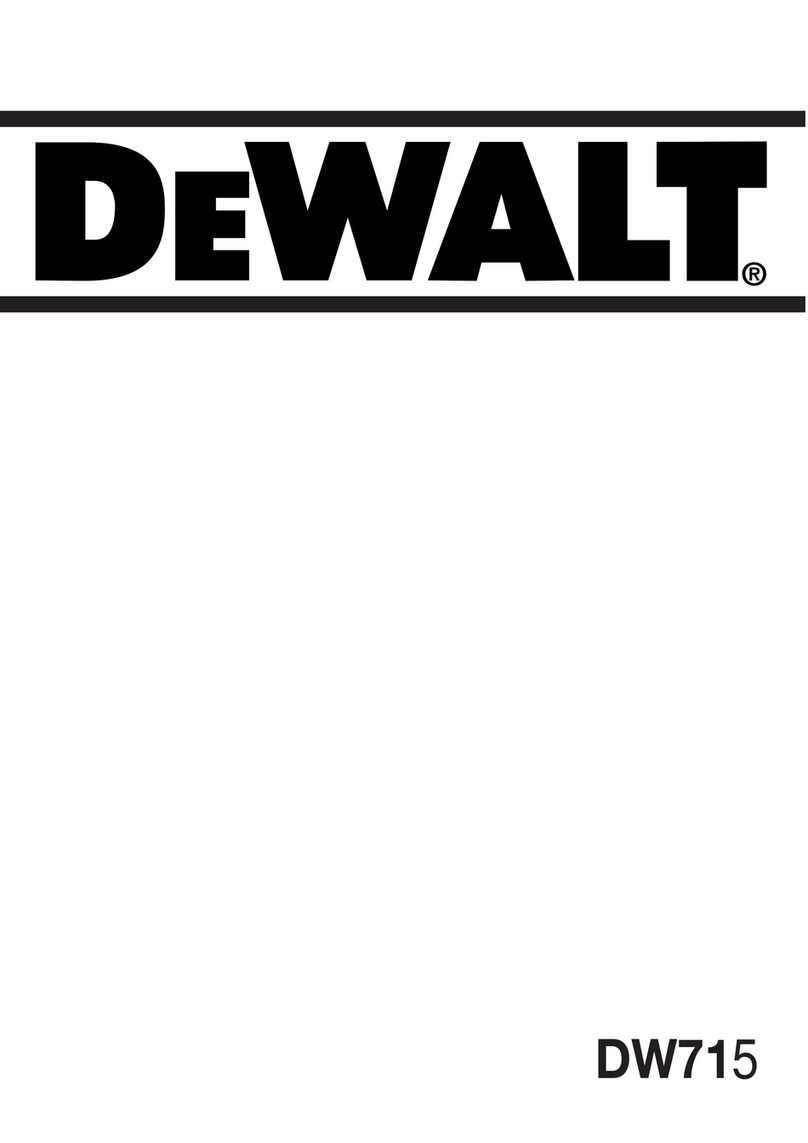 DeWalt DW715 manual