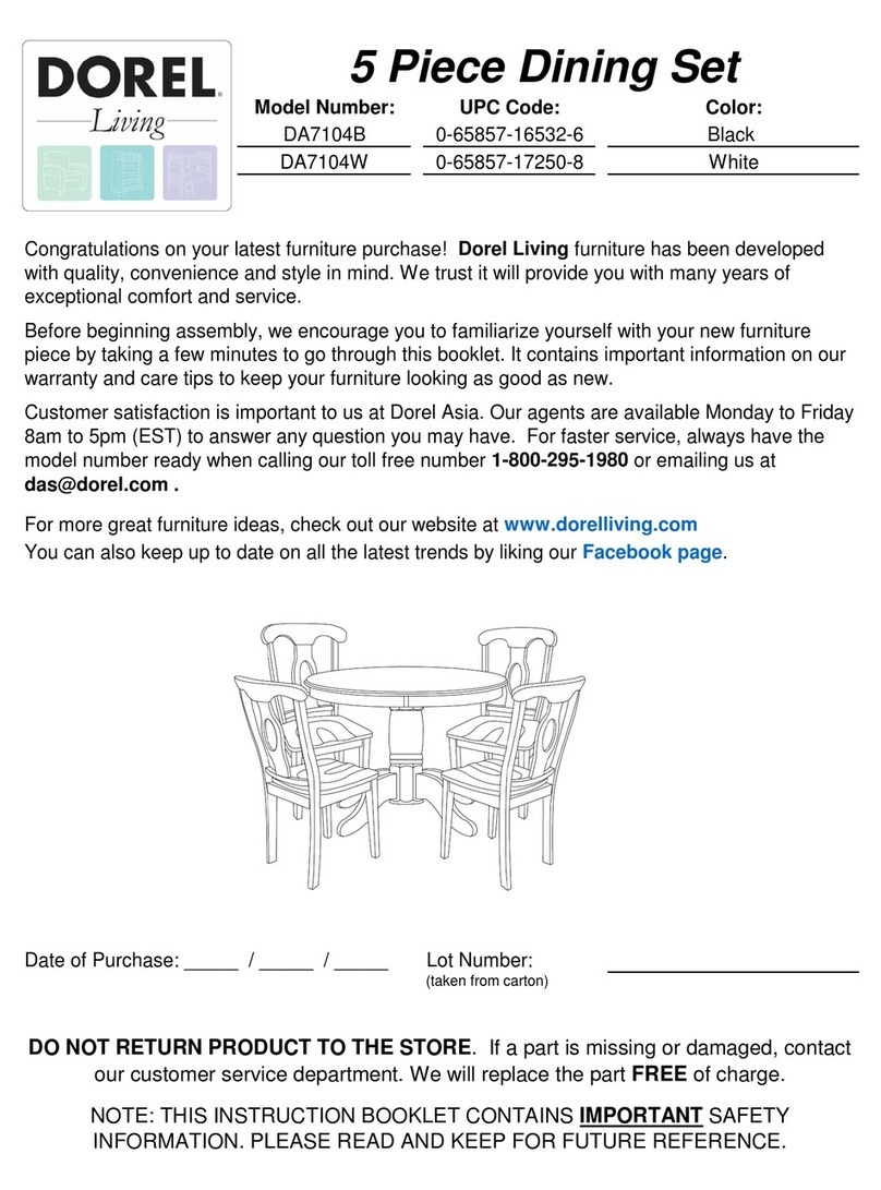 Dorel Living DA7104B manual