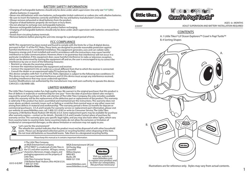 Little Tikes lil' ocean explorers Series manual