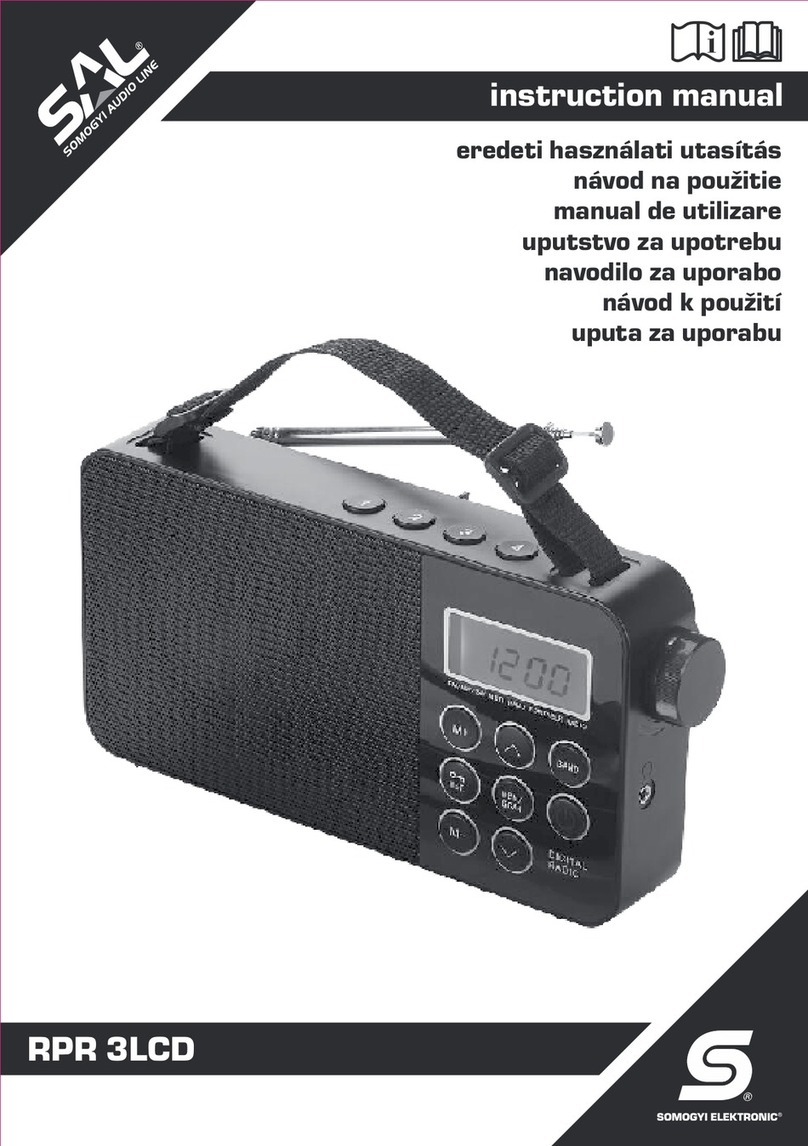 Somogyi Elektronic SAL RPR 3LCD instruction manual
