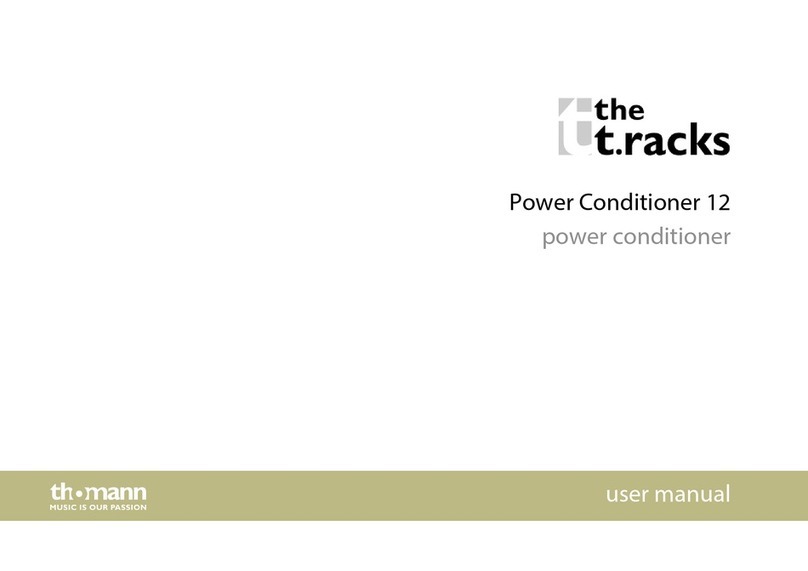 thomann t.racks Power Conditioner 12 user manual