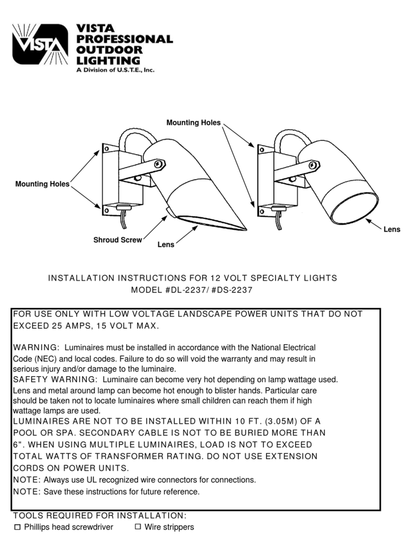 U.S.T.E. VISTA DL-2237 installation instructions
