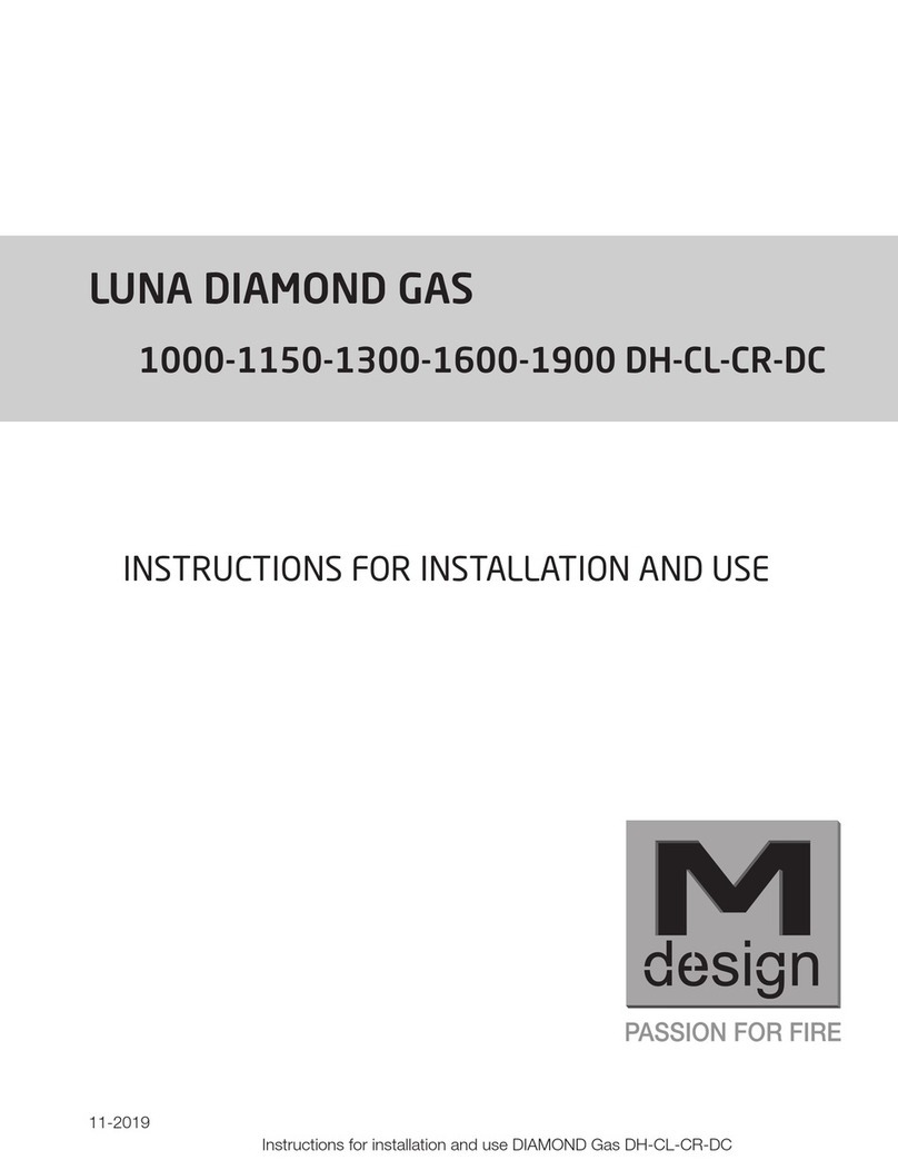 M Design Luna Diamond Series Instructions for installation and use M Design Luna Diamond Series Instructions for installation and use