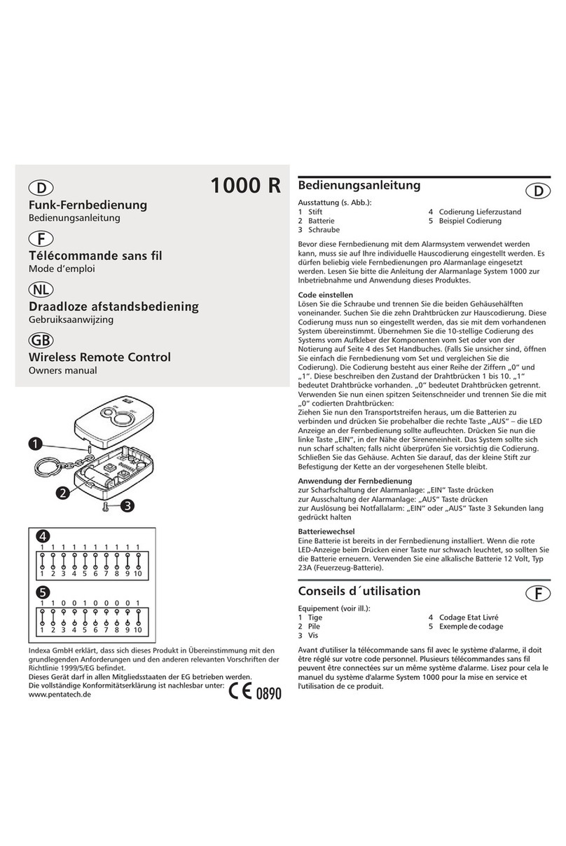 Indexa 1000 R User manual