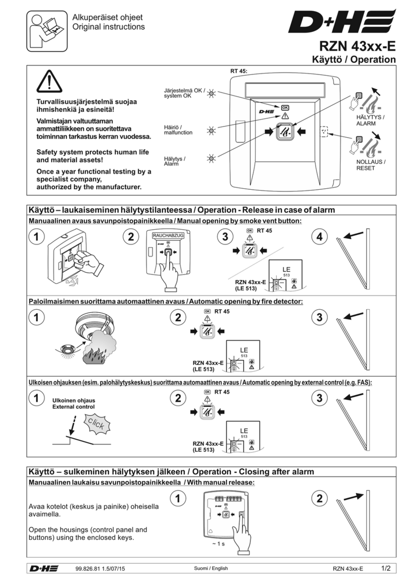 D+H RZN 43 Series User manual