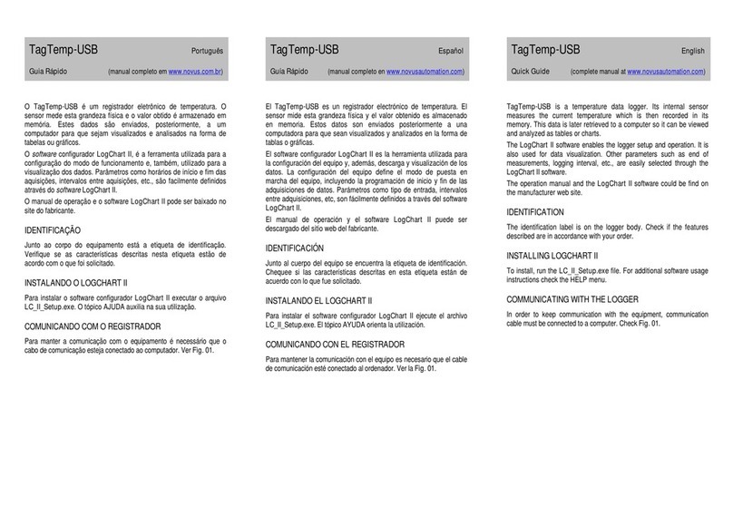 Novus TagTemp - USB User manual Novus TagTemp - USB User manual