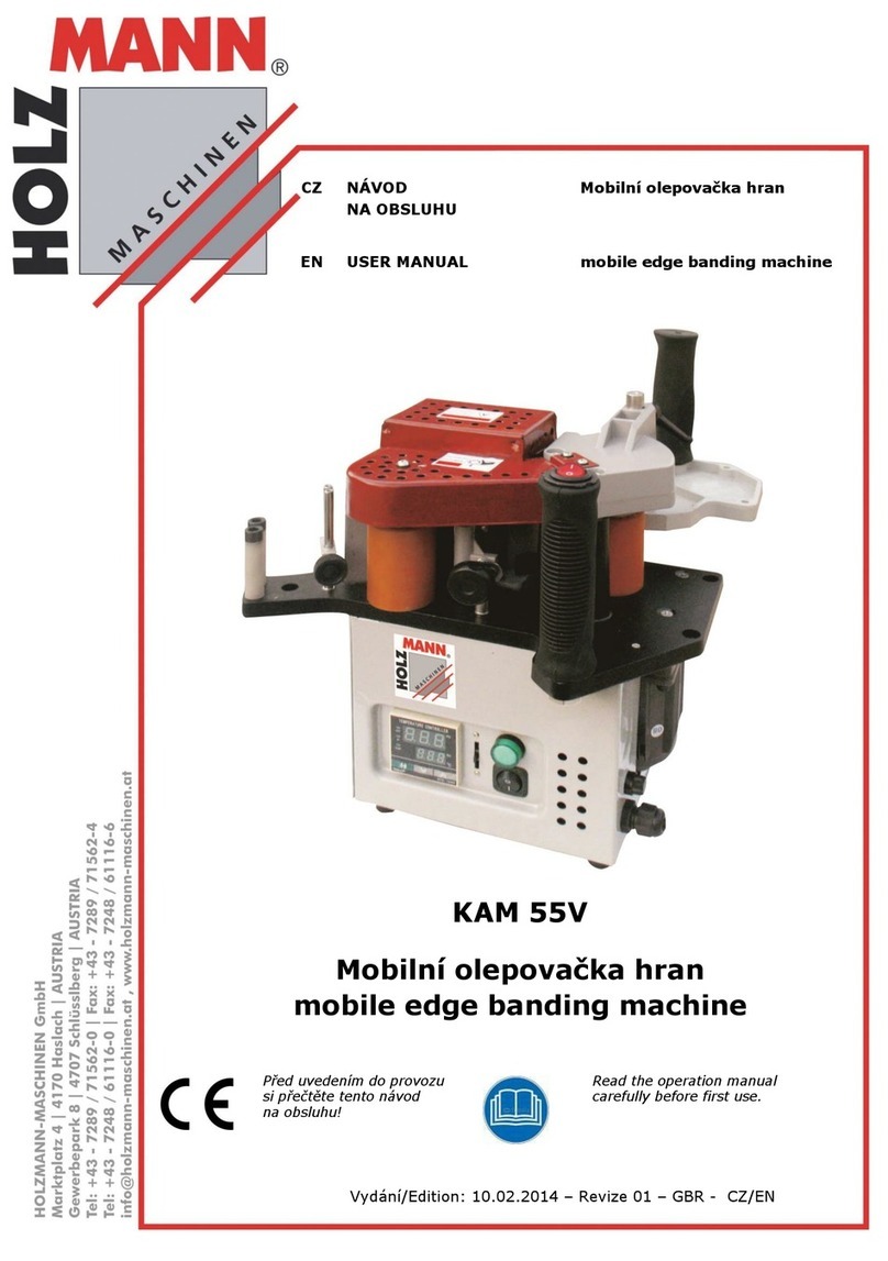 HOLZMANN MASCHINEN KAM 55V user manual