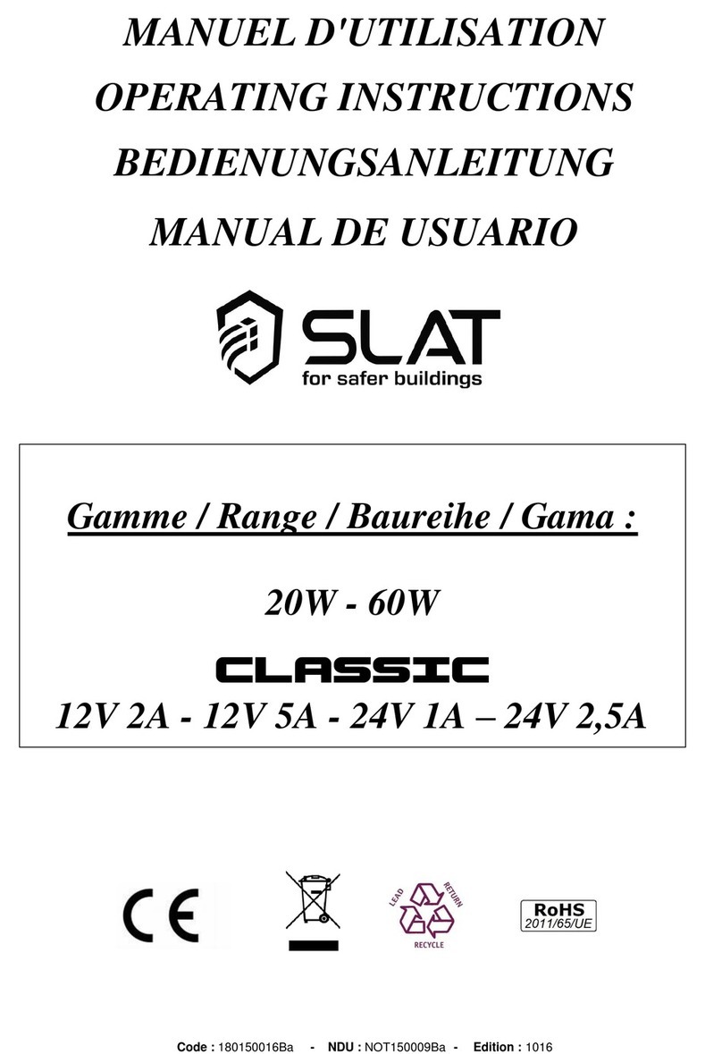 SLAT Classic Series User manual SLAT Classic Series User manual