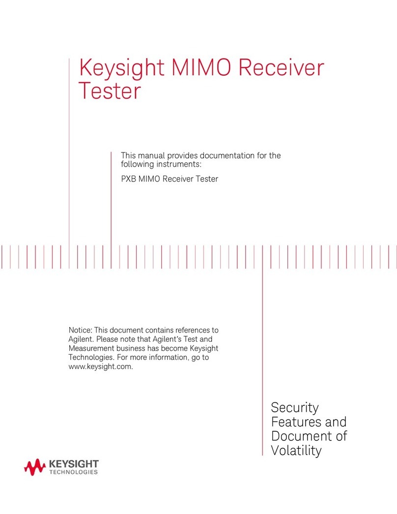 Keysight PXB MIMO Receiver Tester Owner's manual