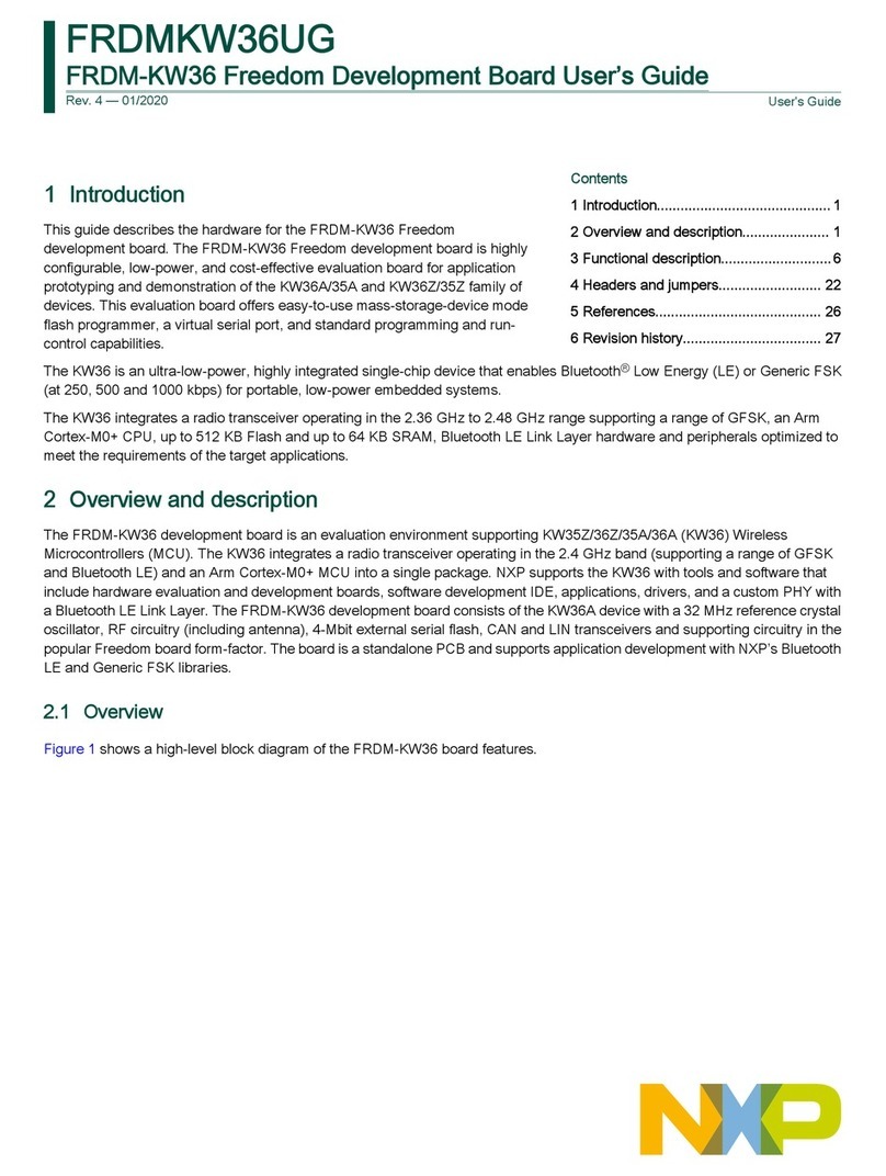 NXP Semiconductors FRDMKW36UG User manual