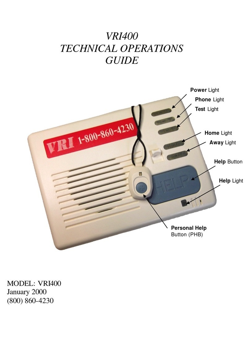 VRI VRI400 installation and technical operations guide