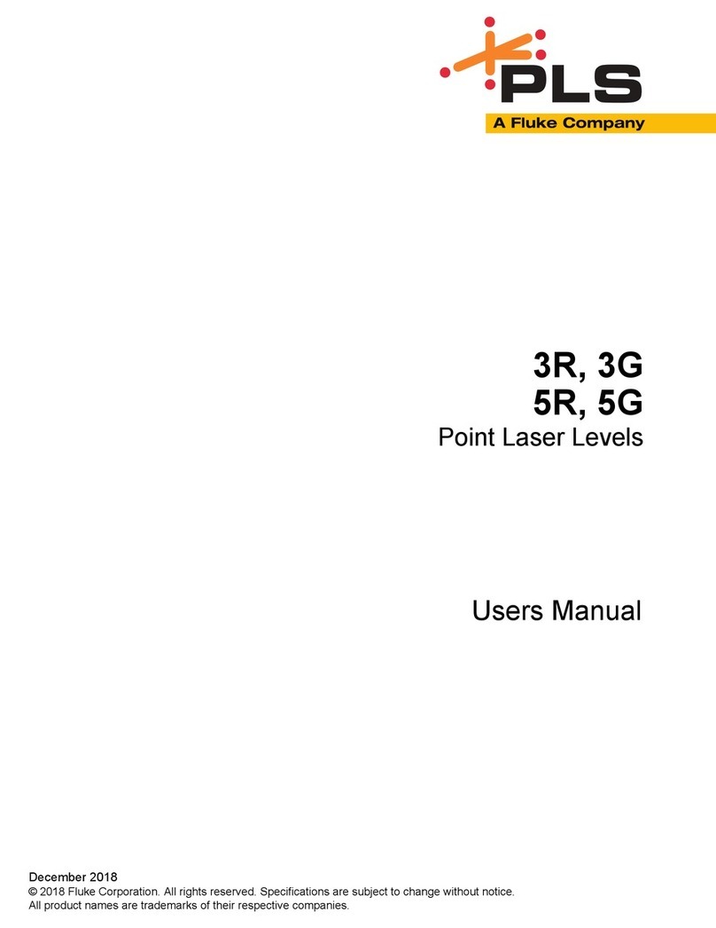 Fluke PLS 3R user manual