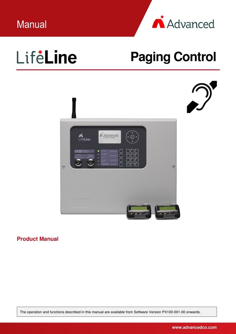 Advanced LIFELINE Px-100 User manual