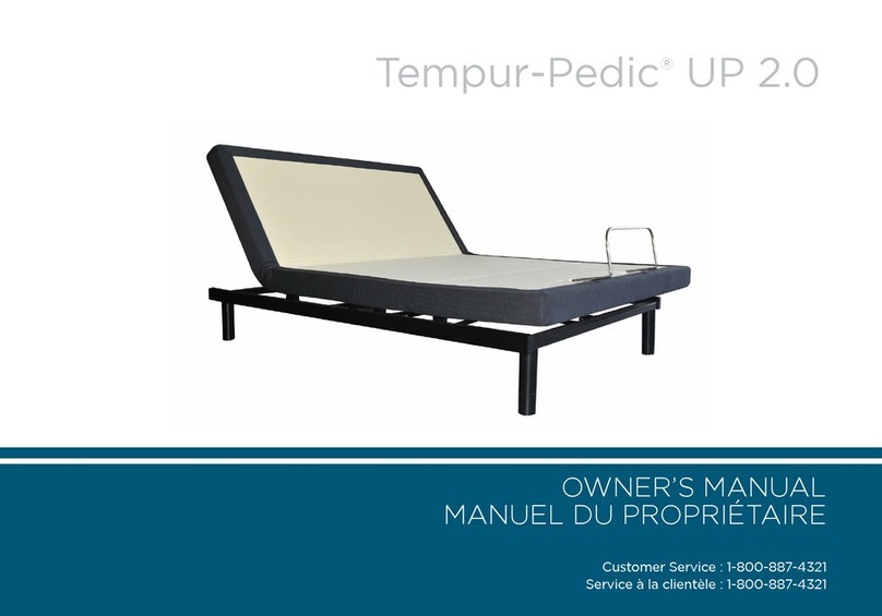 Tempur-Pedic Up 2.0 Owner's manual and user's guide