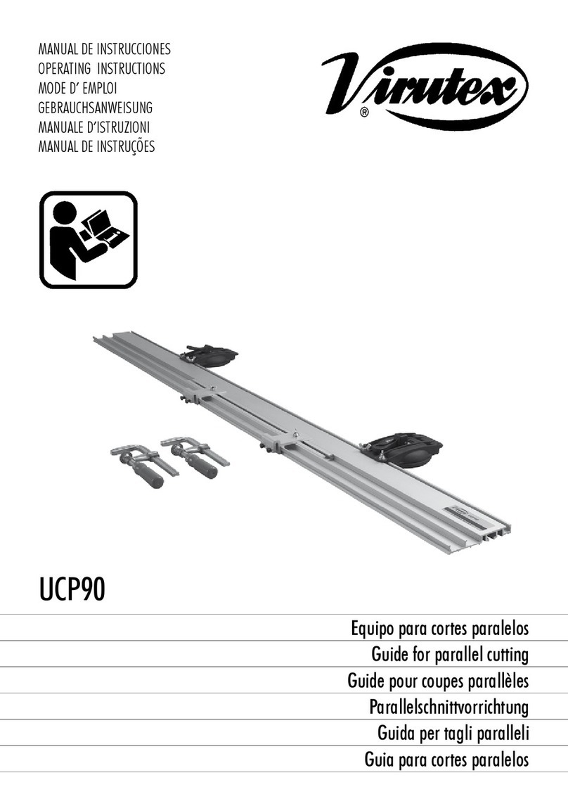 Virutex UCP90 operating instructions