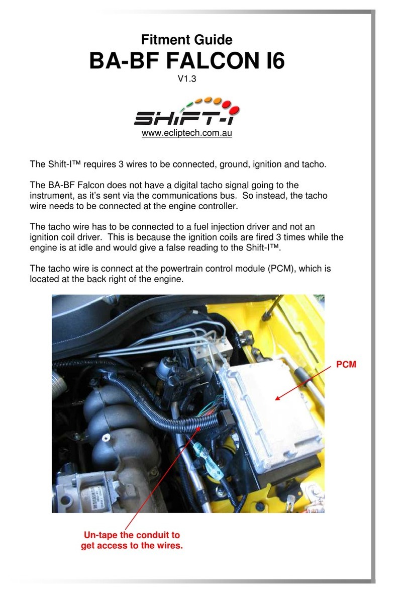 Ecliptech Shift-I BA-BF Falcon Fitment Guide