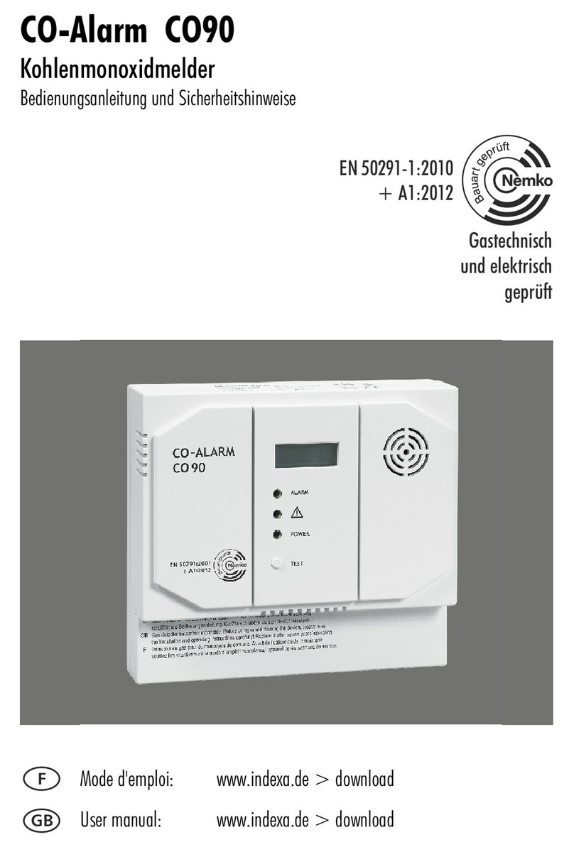 CO-Alarm CO90 User manual