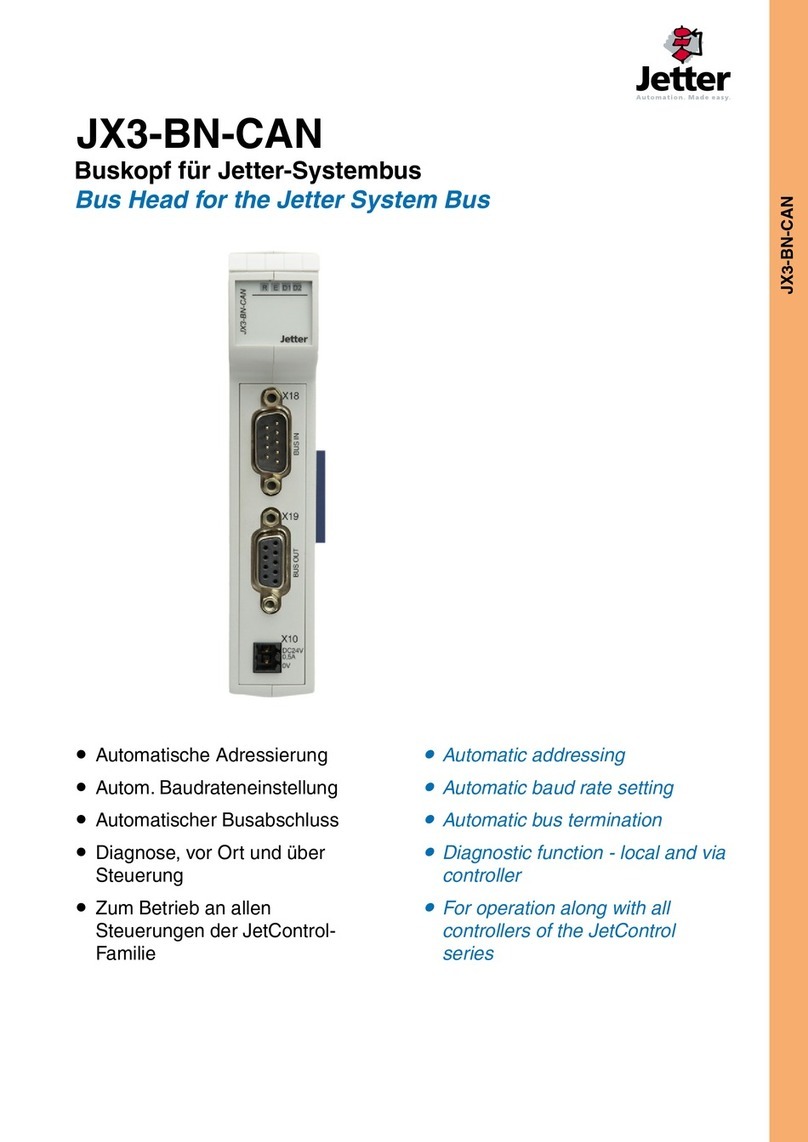 Jetter JX3-BN-CAN manual