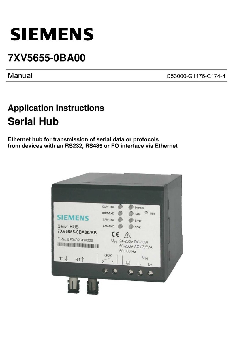 Siemens 7XV5655-0BA00 User guide