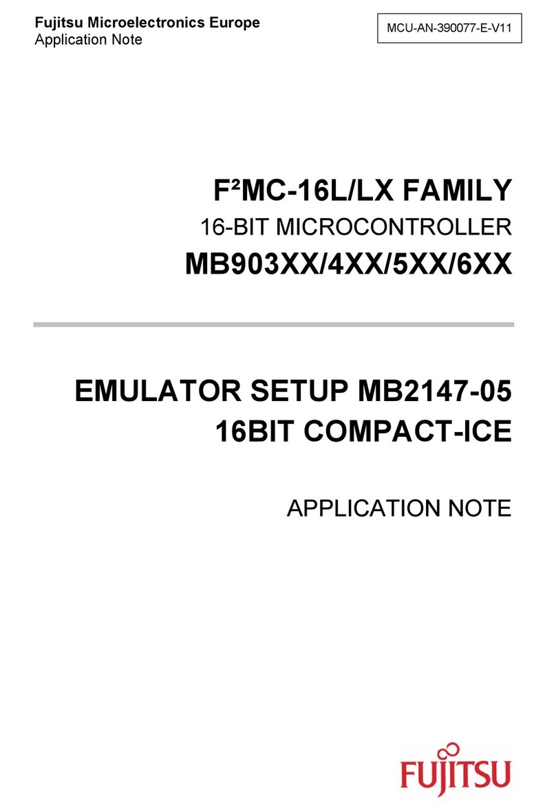 Fujitsu MB904 Series Installation and operating instructions