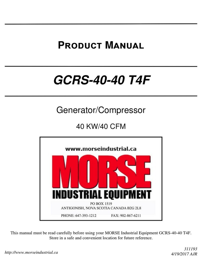 morse GCRS-40-40 T4F User manual