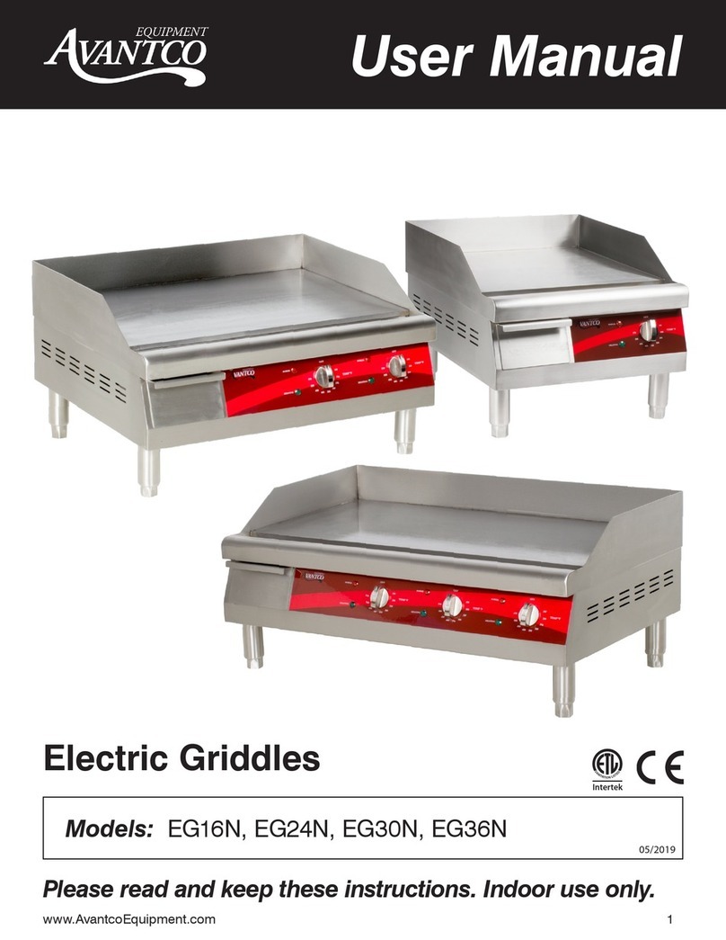 Avantco EG16N user manual