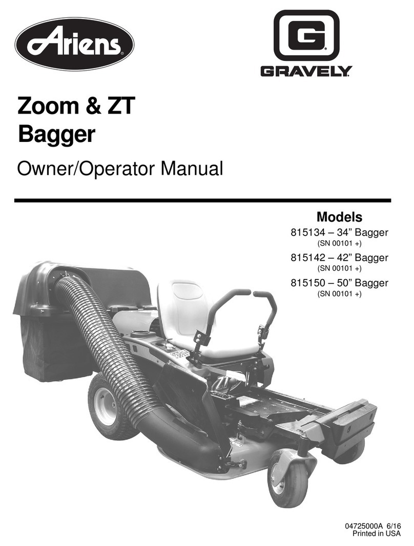 Gravely Ariens 815134 Owner's/operator's manual Gravely Ariens 815134 Owner's/operator's manual