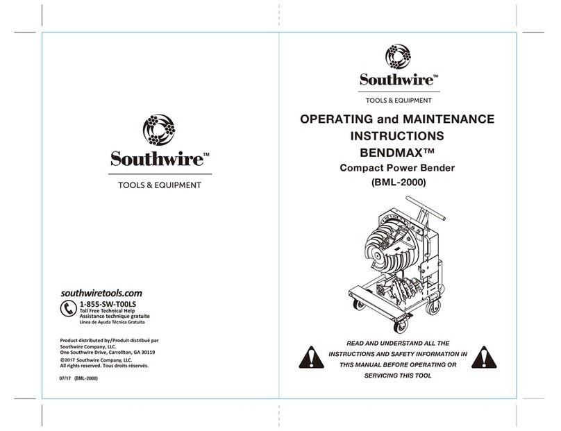 Southwire BENDMAX BML-2000 Manual