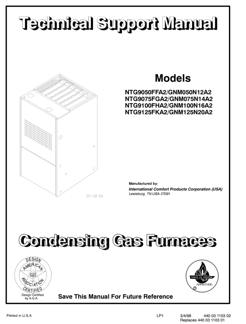 ICP NTG9050FFA2 Installation instructions