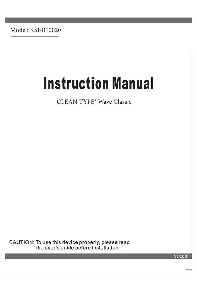 GETT CLEAN TYPE Wave Classic KSI-B10020 instruction manual
