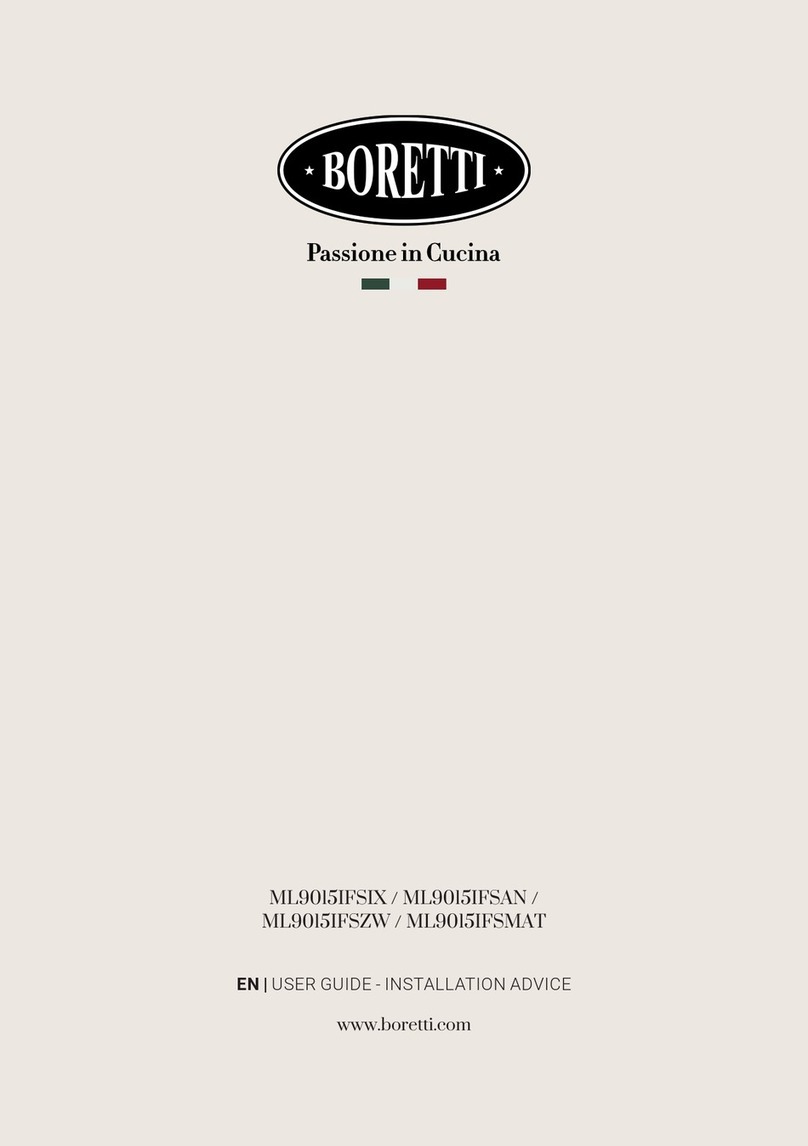 BORETTI ML9015IFSIX Instruction Manual
