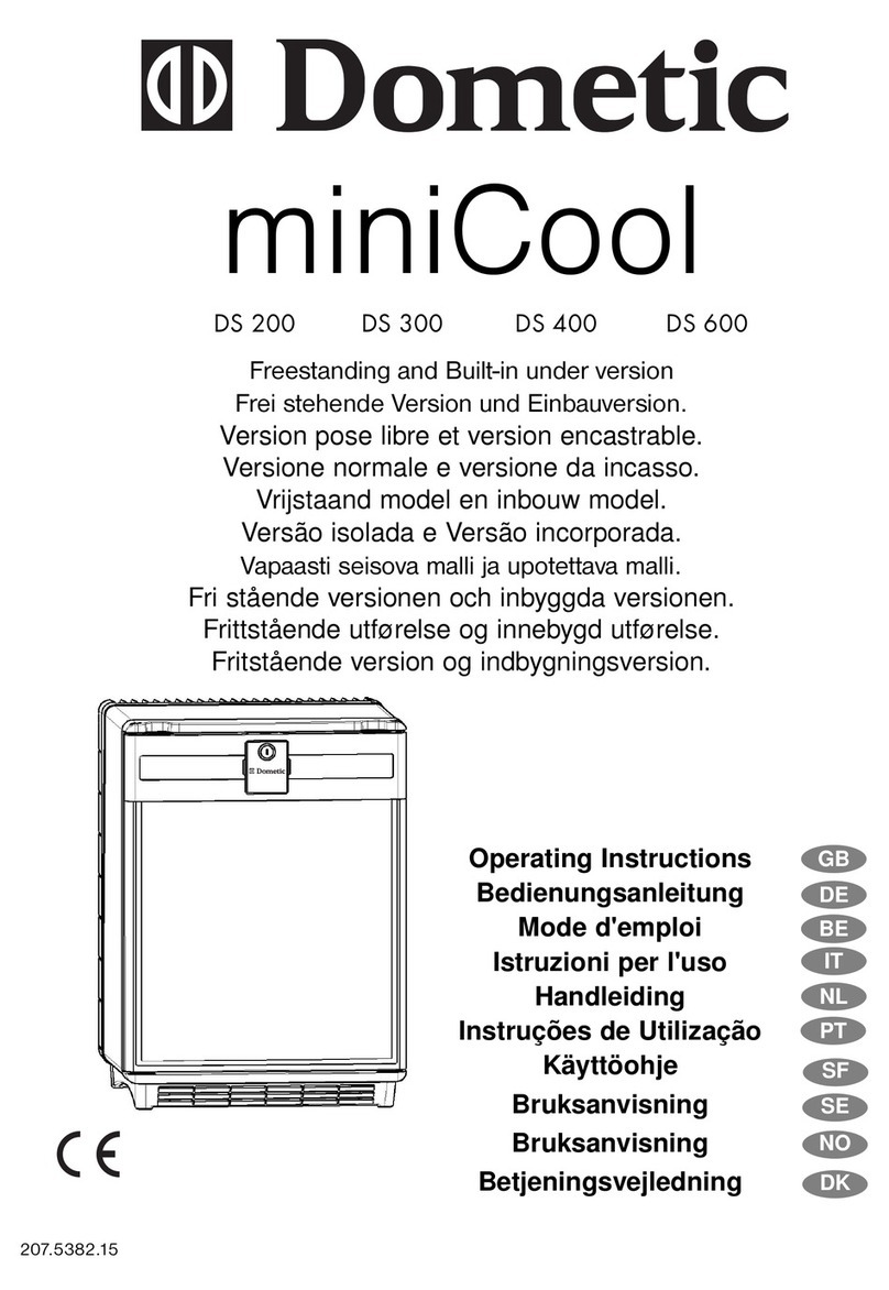 Dometic miniCool Series operating instructions