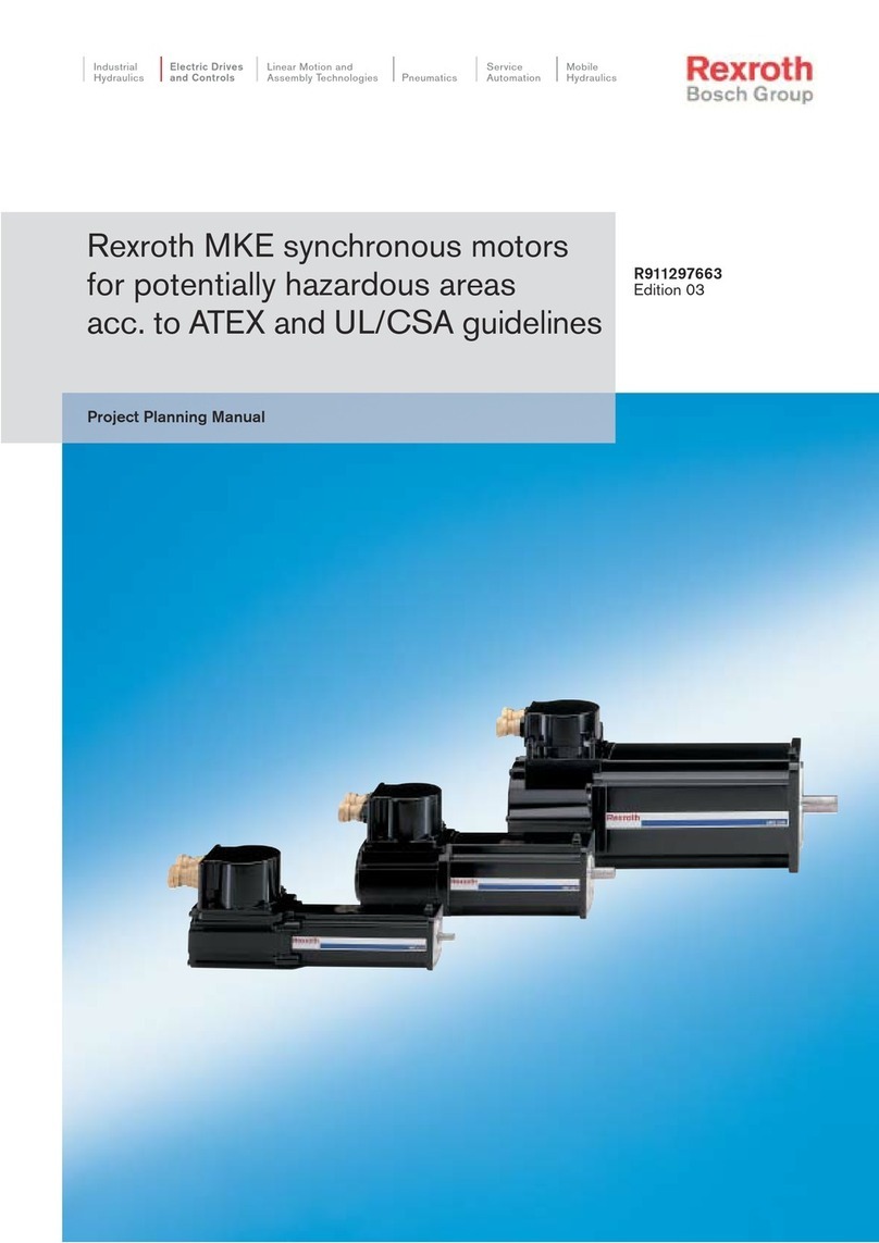 REXROTH MKE Series Project planning manual