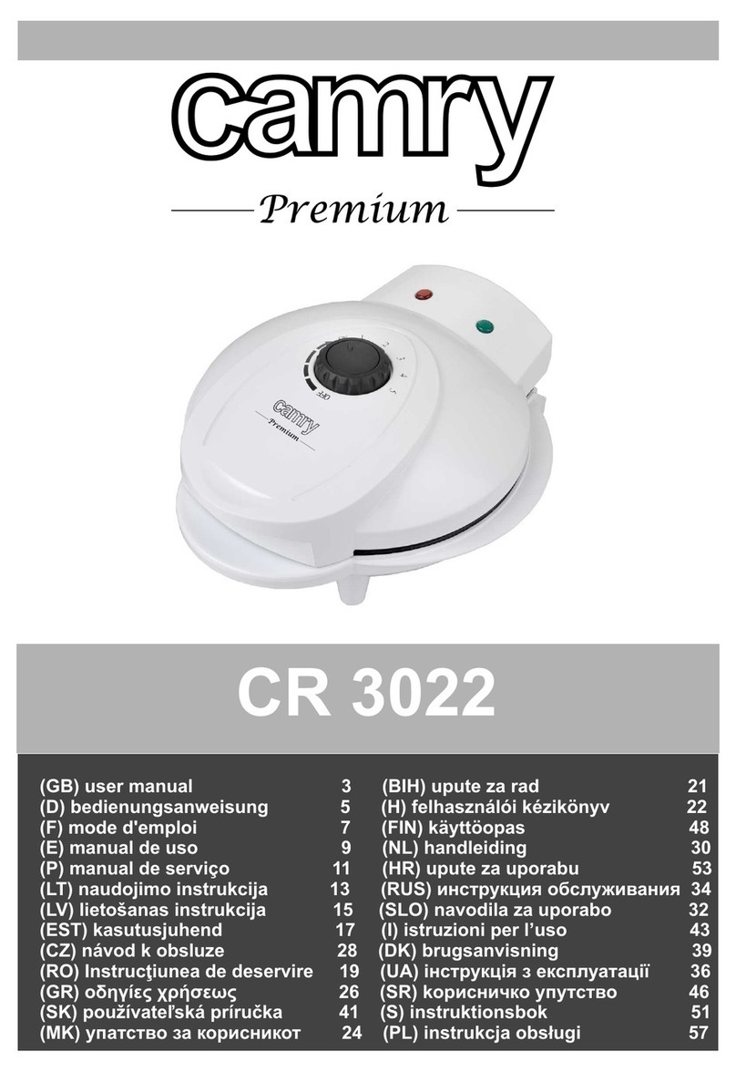 camry Premium CR 3022 User manual
