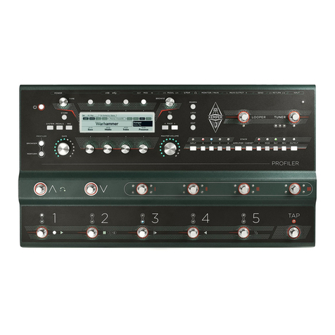 Kemper PROFILER Stage User manual