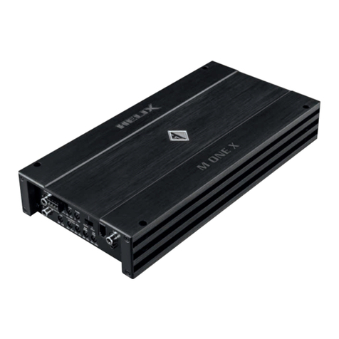 HELIX M ONE X User manual