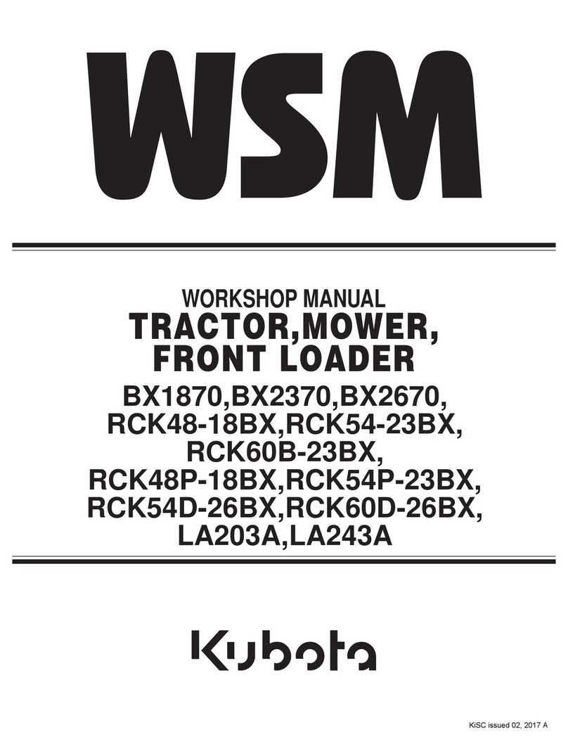Kubota BX2370 Workshop manual