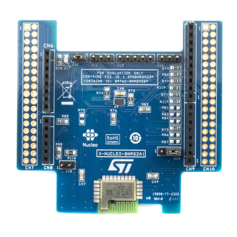 ST X-NUCLEO-BNRG2A1 User manual