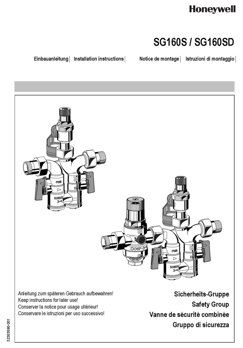 Honeywell SG160S User manual
