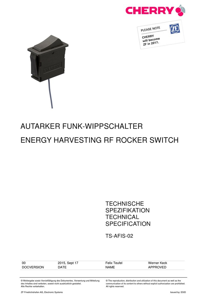Cherry TS-AFIS-02 Technical specification