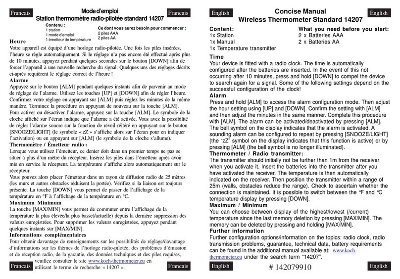 Koch 14207 User manual