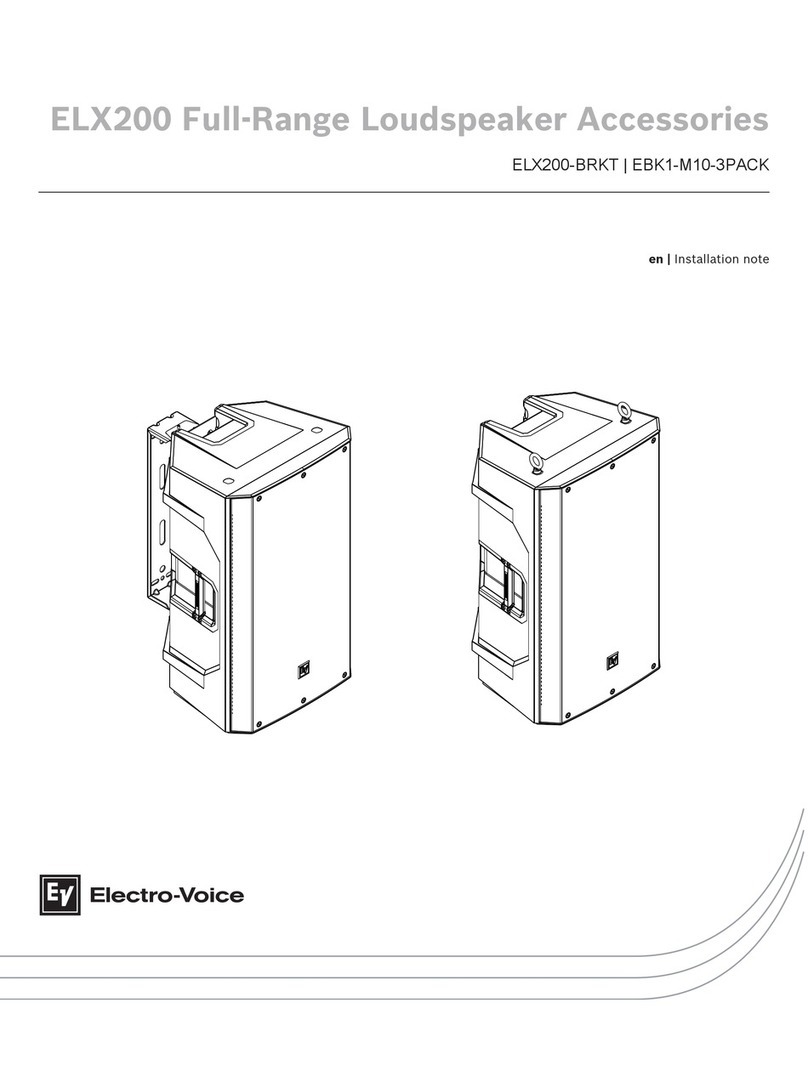 Electro-Voice EBK1-M10-3PACK Quick start guide