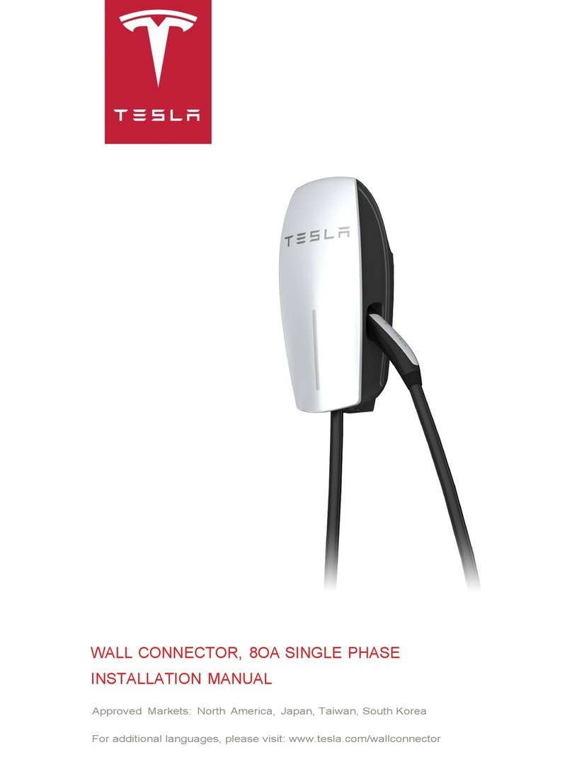 Tesla WALL CONNECTOR installation manual