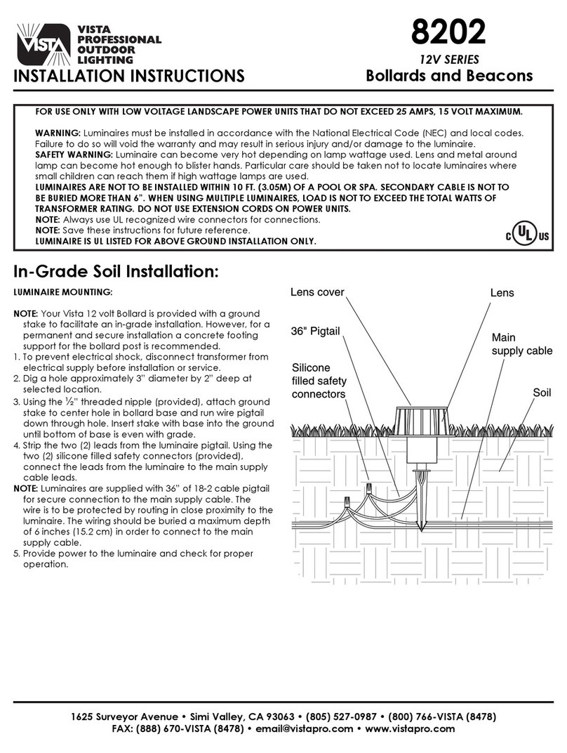 Vista 8202 Series installation instructions